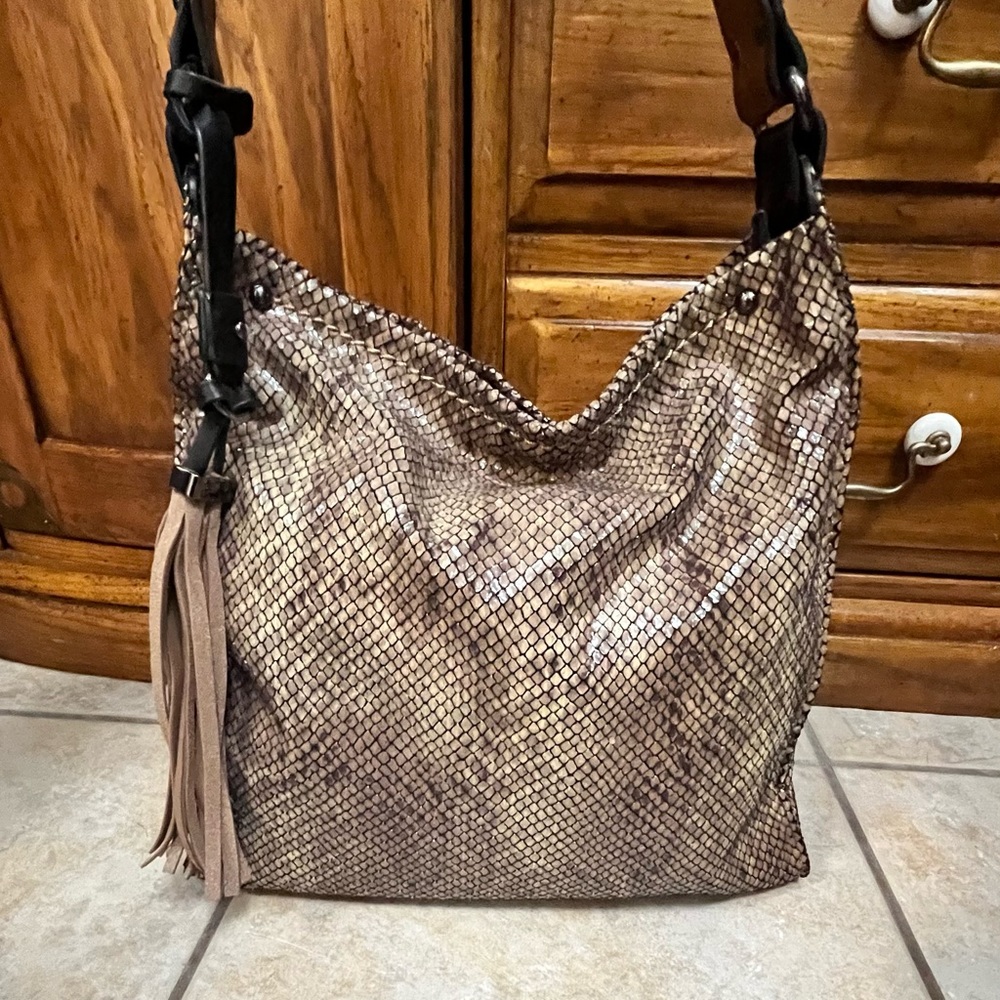 Sondra Roberts Snakeskin Handbag